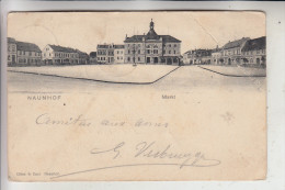 0-7245 NAUNHOF, Markt, 1903, Knick - Naunhof