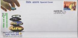 India  2010  International Oil & Gas Conference & Exhibition PETROTECH  Special Cover  # 814565  Inde Indien - Aardolie