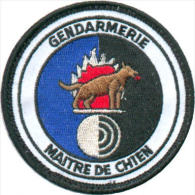 Maitre Chien Gendarmerie - Rond Brodé Fauté - Policia