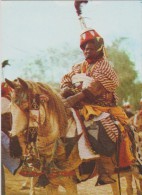 AFRIQUE,AFRICA,AFRIKA,NIG ERIA,golfe  Guinée,NIJERIYA,ex Colonie Britannique,fete,cavalier à Kano Durbar,AID AL FITR - Nigeria