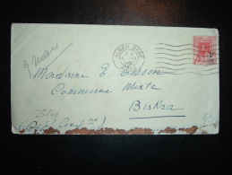 LETTRE TP 90C SURCHARGE 1F OBL.MEC. 6 III 1940 ALGER-GARE ALGER - Brieven En Documenten