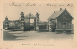 SAINT OMER - Grille D'entrée Du Jardin Public (carte Précurseur) - Saint Omer