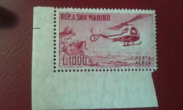 San Marino - "Elicottero" ** (gomma Bicolore) - Airmail