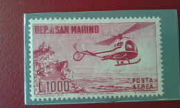 San Marino - "Elicottero" ** - Airmail