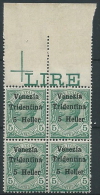 1918 TRENTINO EFFIGIE 5 H VARIETà LETTERA A MNH ** - ED771-3 - Trentin