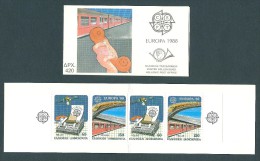 Greece 1988 Europa Cept Booklet 2 Sets 2-side Perforation MNH - Markenheftchen