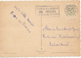 1962 Fantasiekaart Met PZ853 Van Antwerpen  Naar Kalmthout Reclamestempel Zie Scan(s) - 1951-1975 Lion Héraldique