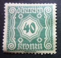 ÖSTERREICH - PORTOMARKEN 1922: Mi 116, ** MNH - KOSTENLOSER VERSAND AB 10 EURO - Portomarken