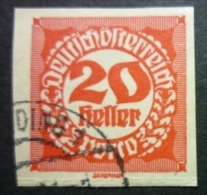 ÖSTERREICH - PORTOMARKEN 1920: Mi 96, O - KOSTENLOSER VERSAND AB 10 EURO - Postage Due