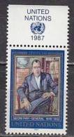 H0324 - UNO ONU NEW YORK N°487 ** AVEC TAB TRYGVE LIE - Unused Stamps