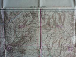 Algérie Carte Topographique AÏNE REGADA 1/50.000° 1959 - Topographische Karten