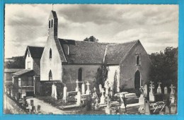 C.P.M. Bagneaux-sur-Loing - L'Eglise Et Le Cimetiére - Bagneaux Sur Loing