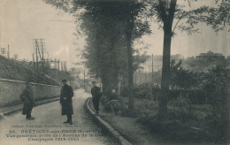GUERRE 1914-18 - BRETIGNY SUR ORGE - Vue Générale Prise De L'Avenue De La Gare - Bretigny Sur Orge
