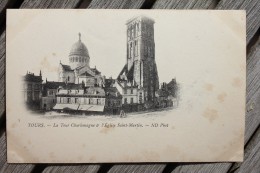 Carte Postale Précurseur Tours (Indre Et Loire) La Tour Charlemagne Et L'Eglise Saint-Martin - Tours