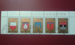 Repubblica Di San Marino - 1974 FDC  - 9° Torneo Della Balestra  Sass. 921-925 (usato) - Used Stamps