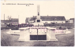 LOOS LES LILLE  Le Monument Aux Morts - Loos Les Lille