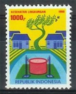 Mgm1441 GEZOND MILIEU BOOM TREE BIRDS MEDICAL ASSOCIATION 'A HEALTHY ENVIRONMENT' GESUNDE UMWELT INDONESIA 1990 PF/MNH - Umweltverschmutzung