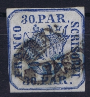 Romenia, 1862, Mi Nr 10 Used - 1858-1880 Moldavië & Prinsdom