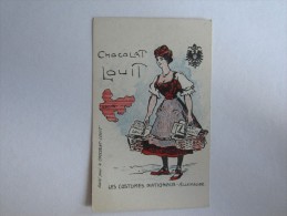 CHROMO CHROMOS CHOCOLAT LOUIT LES COSTUMES NATIONAUX ALLEMAGNE - Louit