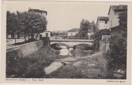 Cpa,RHONE,BRIGNAIS,pont Neuf,avec Vue Sur Habitants Du Village,laveuse,rare,phot O Cim Combier - Brignais