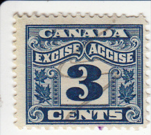 Canada Fiskale Zegel Excise Tax  Barefoot 38 £0.20 - Fiscali