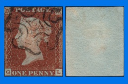 GB 1841-0105, QV 1d Red-Brown Letters G-L SG8 Plate 26 (Spec BS15b), MC Cancel - Used Stamps