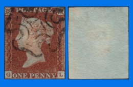 GB 1841-0105, QV 1d Red-Brown Letters G-L SG8 Plate 26 (Spec BS15b), MC Cancel - Oblitérés