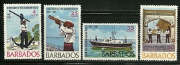 Barbados    "Police"    Set    SC# 294-97   MNH** - Barbados (1966-...)