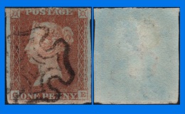 GB 1841-0110, QV 1d Red-Brown Letters G-E SG8 Plate 36 (Spec BS25a), MC Cancel - Gebraucht