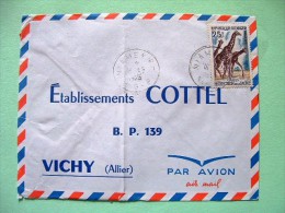 Niger 1959 Cover To France - Giraffe - Lettres & Documents