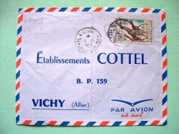 Niger 1960 Cover To France - Giraffe - Cartas & Documentos