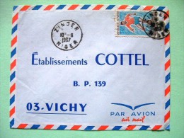 Niger 1967 Cover To France - Football Soccer Wembley - Lettres & Documents