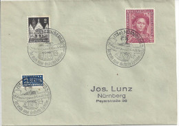 Germany (BRD) 1950  Mi.117   Nurnberg-Nurnberg 30.9.50 (mixed Franking) - Cartas & Documentos