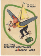 Germany (BRD) 1953  Mi167-170  Ausstellung Karte 25.9.53 - Storia Postale