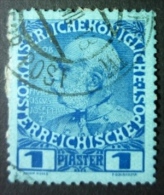 ÖSTERREICH - LEVANTE 1908: Mi 57 B, Dunkelblau Auf Grünlichblau, O - KOSTENLOSER VERSAND AB 10 EURO - Eastern Austria