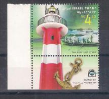 Israel 2009 Ligthous-Jaffa With Tab MNH (a3p12) - Lighthouses