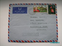 1963  SOUTH AFRICA  CAPE TOWN  TO USSR  RUSSIA  ESTONIA  AIR MAIL  ,  OLD COVER, 0 - Luftpost