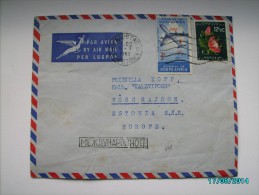 1962  SOUTH AFRICA  CAPE TOWN  TO USSR  RUSSIA  ESTONIA  AIR MAIL  ,  OLD COVER, 0 - Luftpost