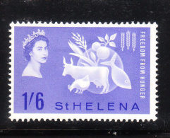 St Helena 1963 Freedom From Hunger Issue Mint - Sainte-Hélène