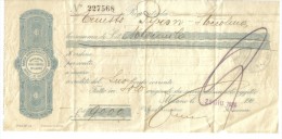 Ricevuto Banca Commerciale Italiana 25 06 1924 Milano Doc.017 - Cheques En Traveller's Cheques