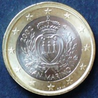 SAN MARINO - 2002 -   1 Euro - KM 446 UNC From Roll - San Marino