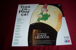 LASERDISC  CDV   °°°  TOUT CA POUR CA  ° CLAUDE LELOUCHE   °° PAL  FRANCAIS  ° - Otros