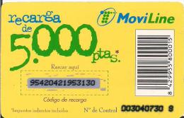 RECARGA MOVILONE 5000PTAS - Other & Unclassified