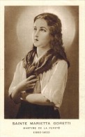 IMAGE PIEUSE RELIGIEUSE HOLY CARD : Sainte Marietta GORETTI Martyre De La Pureté - Andachtsbilder