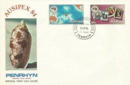 Penrhyn 1984 Ausipex FDC - Penrhyn