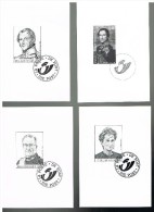 N01 - Lot De 7 Feuillets Noirs Et Blancs / Zwart-wit Velletjes - Feuillets N&B Offerts Par La Poste [ZN & GC]