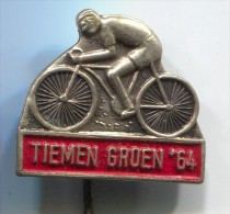 Cycling, Bike, Bicycles - TIEMEN GROEN 1964, Netherlands,  Old Pin, Badge - Radsport