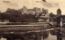 AK Bernburg An Der Saale -Saale Mit Schloß - Bernburg (Saale)