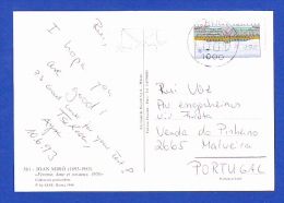 CARTE POSTALE -- CACHET - BERLIN, 10.6.93 + SCHREIB MAL WIEDER - Timbres De Distributeurs [ATM]