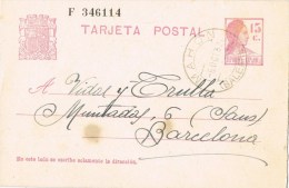 10038. Entero Postal MAHON (Baleares) 1932. Republica - 1931-....